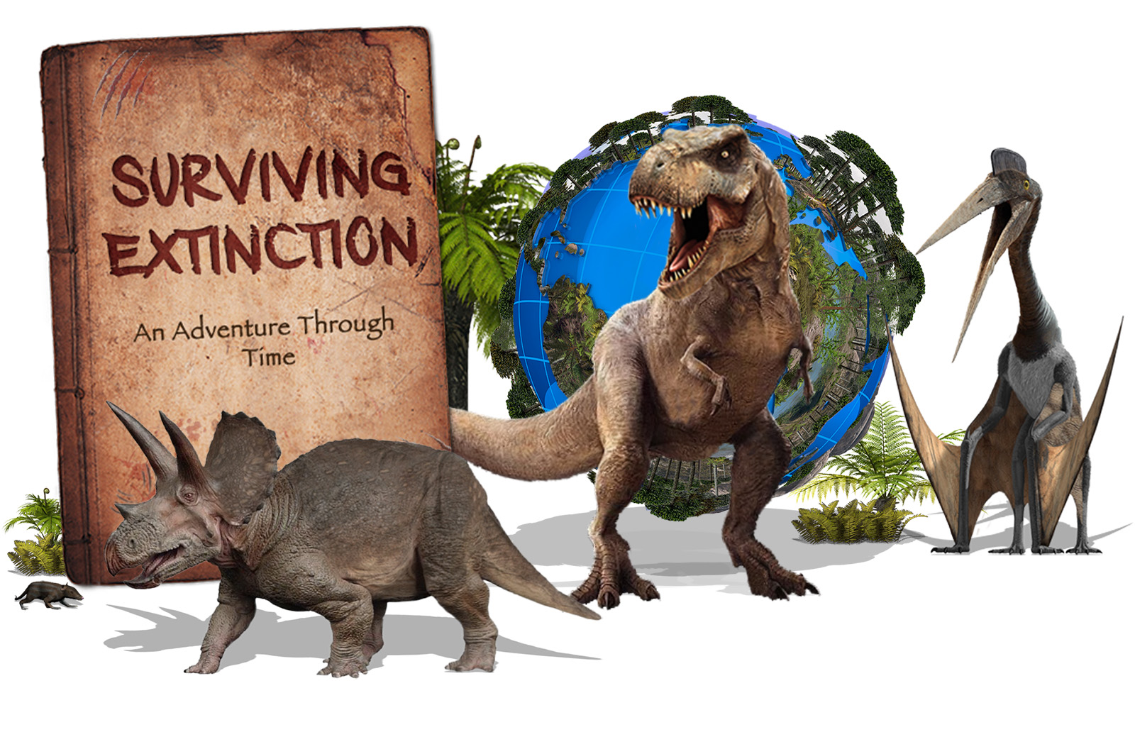 Виртуальный динозавр. Virtual field trips.